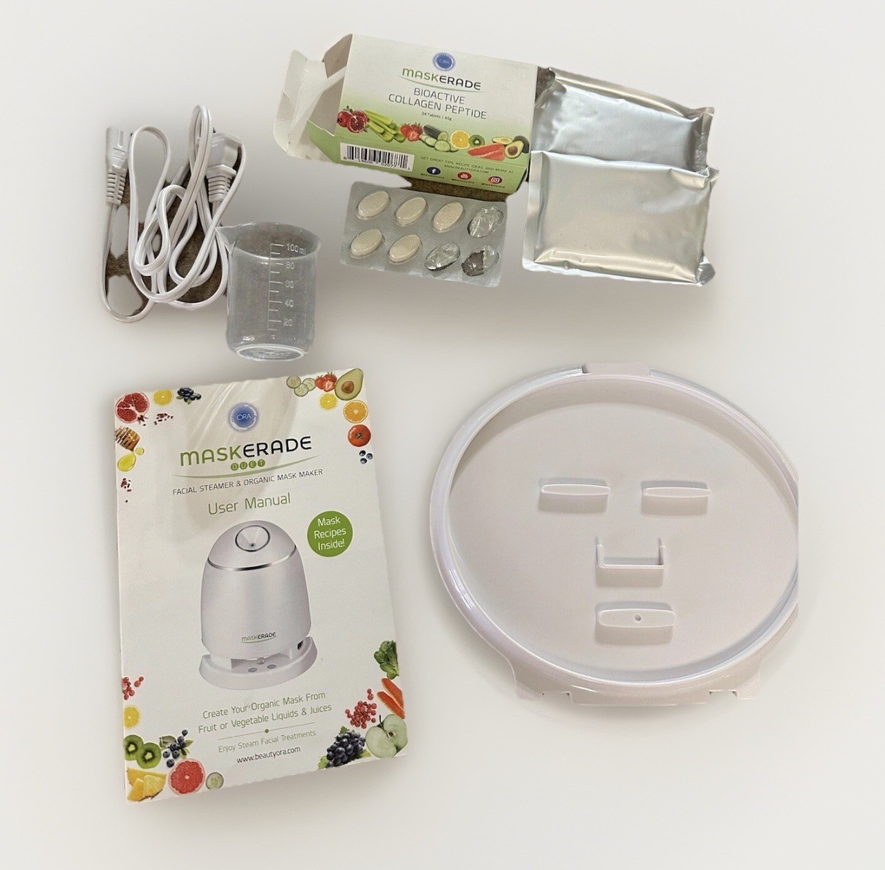 Maskerade Duet Facial Streamer and Organic Mask Maker