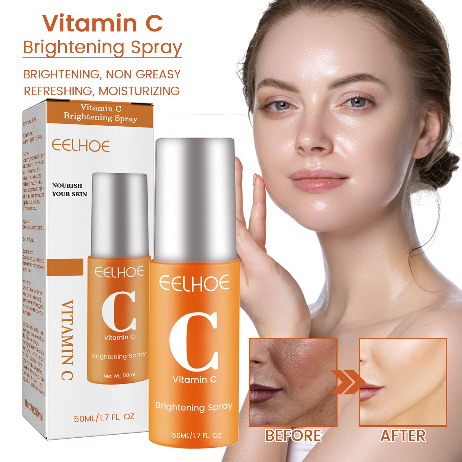 Vitamin C Facial Mist Hydrating & Refreshing Spray for Daily Skincare