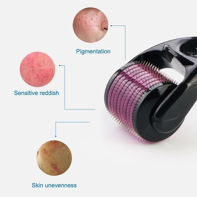 Titanium Skin Derma Roller 540 Red Micro Needles 0.5mm – Free AUS Postage