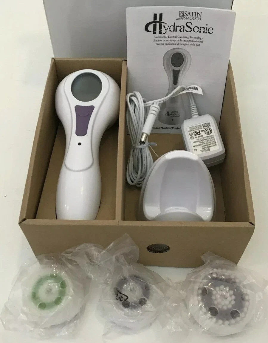 Facial Brush Dermal Cleansing Technology by Satin Smooth Hydrasonic