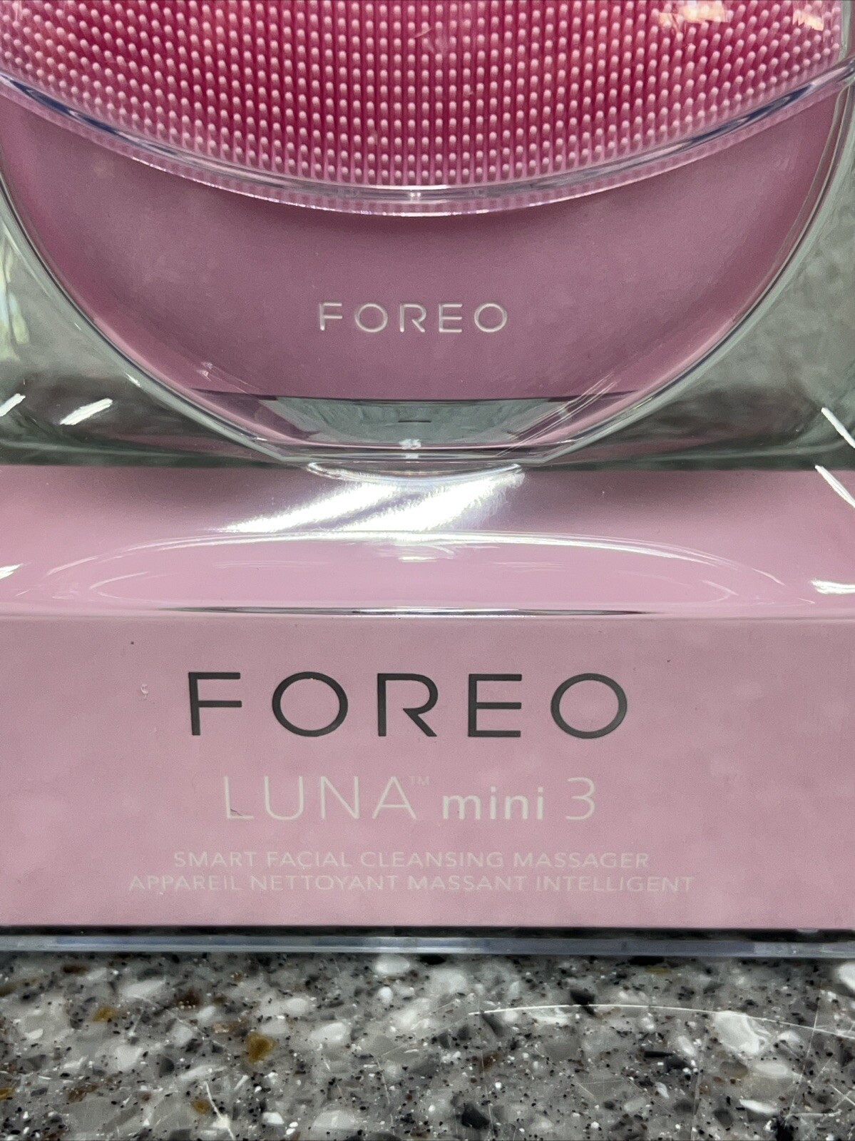 Foreo Luna Mini 3 Smart Facial Cleansing Massager Pearl Pink With Cleansing Balm
