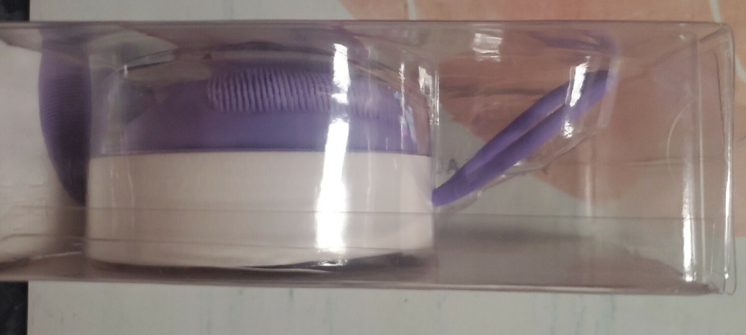 Plum Beauty Compact Sonic Facial Cleansing Brush Silicone Rechargeable w/ USB