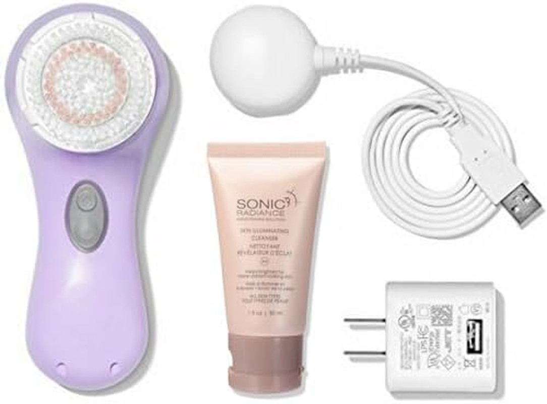 Clarsonic Facial Cleansing Brush System, Mia 2 Sonic Face Scrubber, Lavander