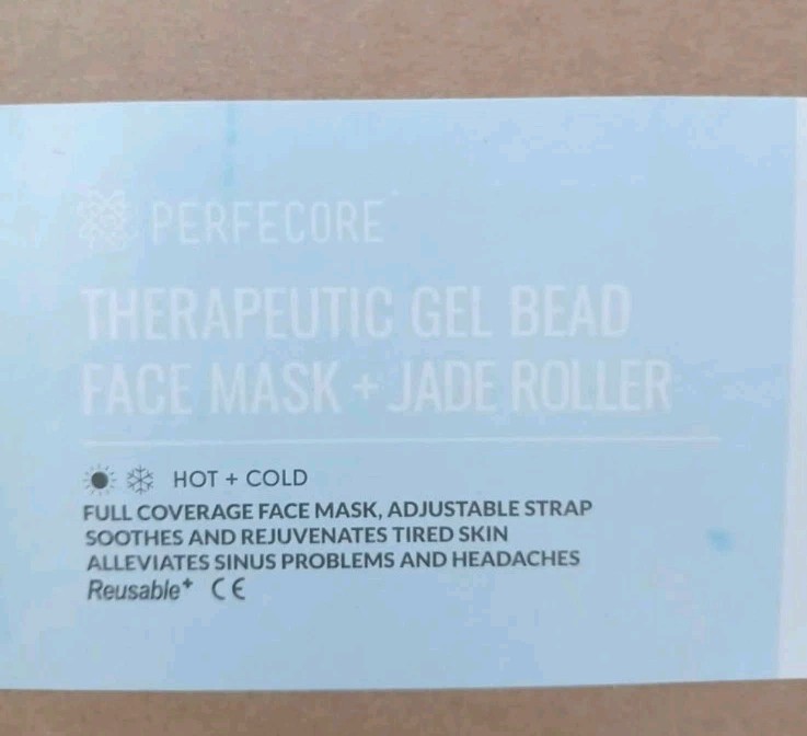 Perfecore Gel Bead Face Mask w/ Jade Roller & Evertone EverLift Facial Device