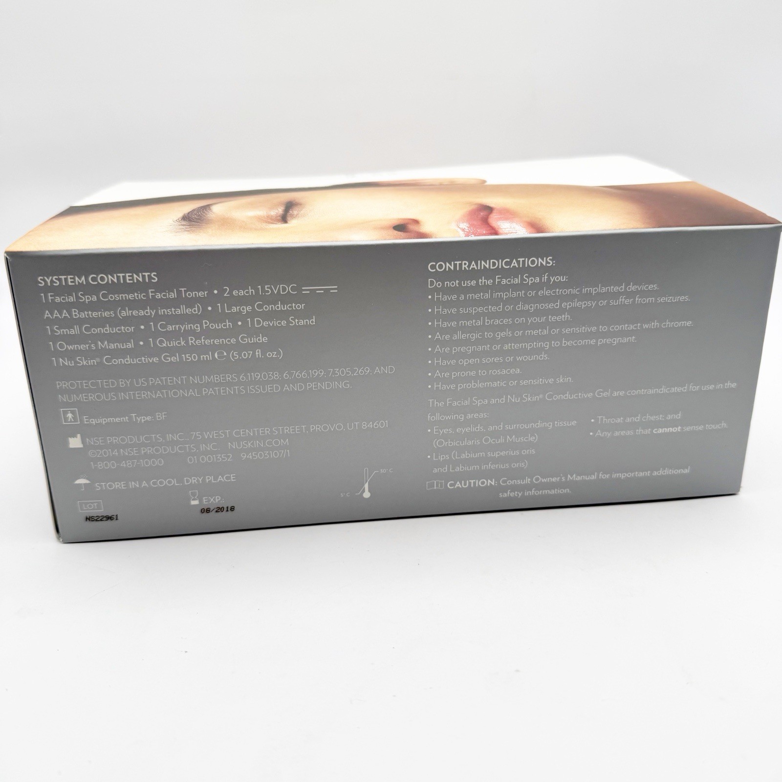 New Old Stock facial SPA NU SKIN/ Cosmetic Toner/ Spa System, gel SEALED