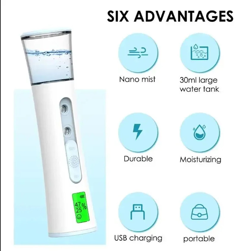 Electric Blackhead Remover Device and Mist Sprayer Face Skin Tester Skin Care Se