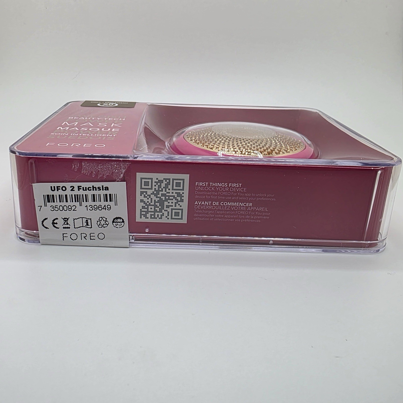 FOREO UFO 2 Swedish LED Thermo Facial Mask Device App Connected New