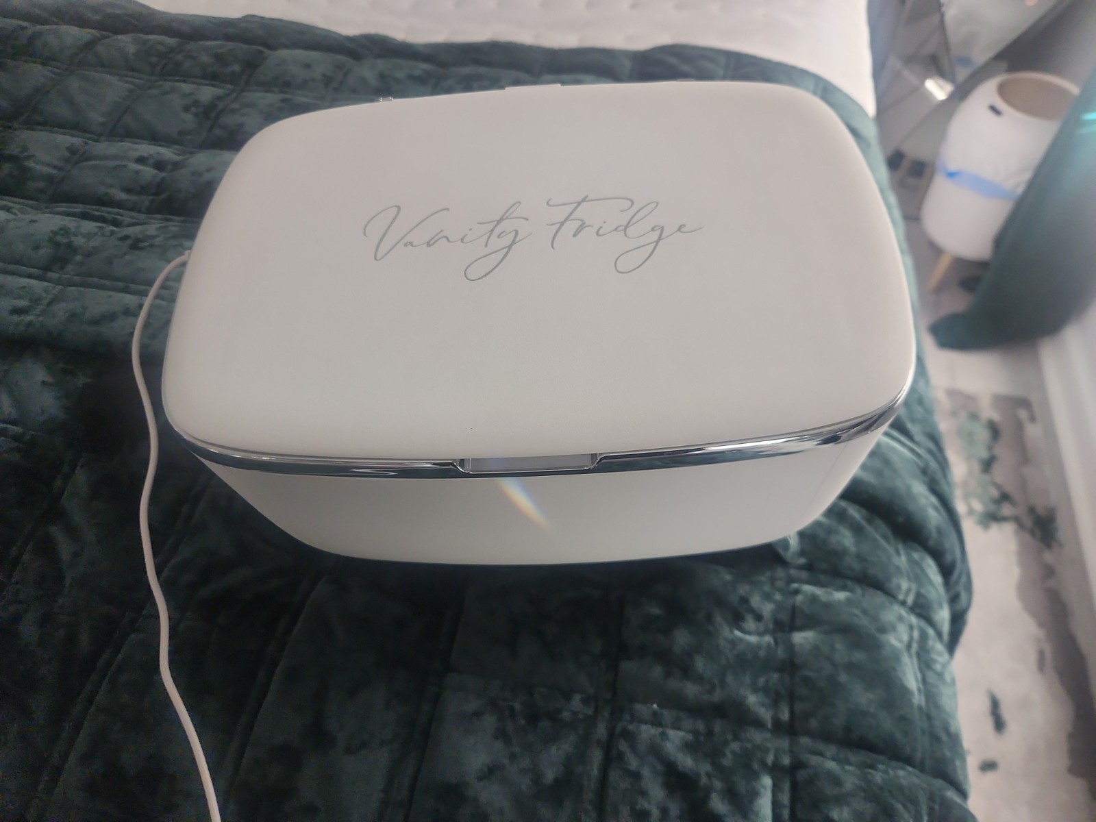 Skincare Beauty Bundle – Mini Vanity Fridge + Facial Steamer – Works Great