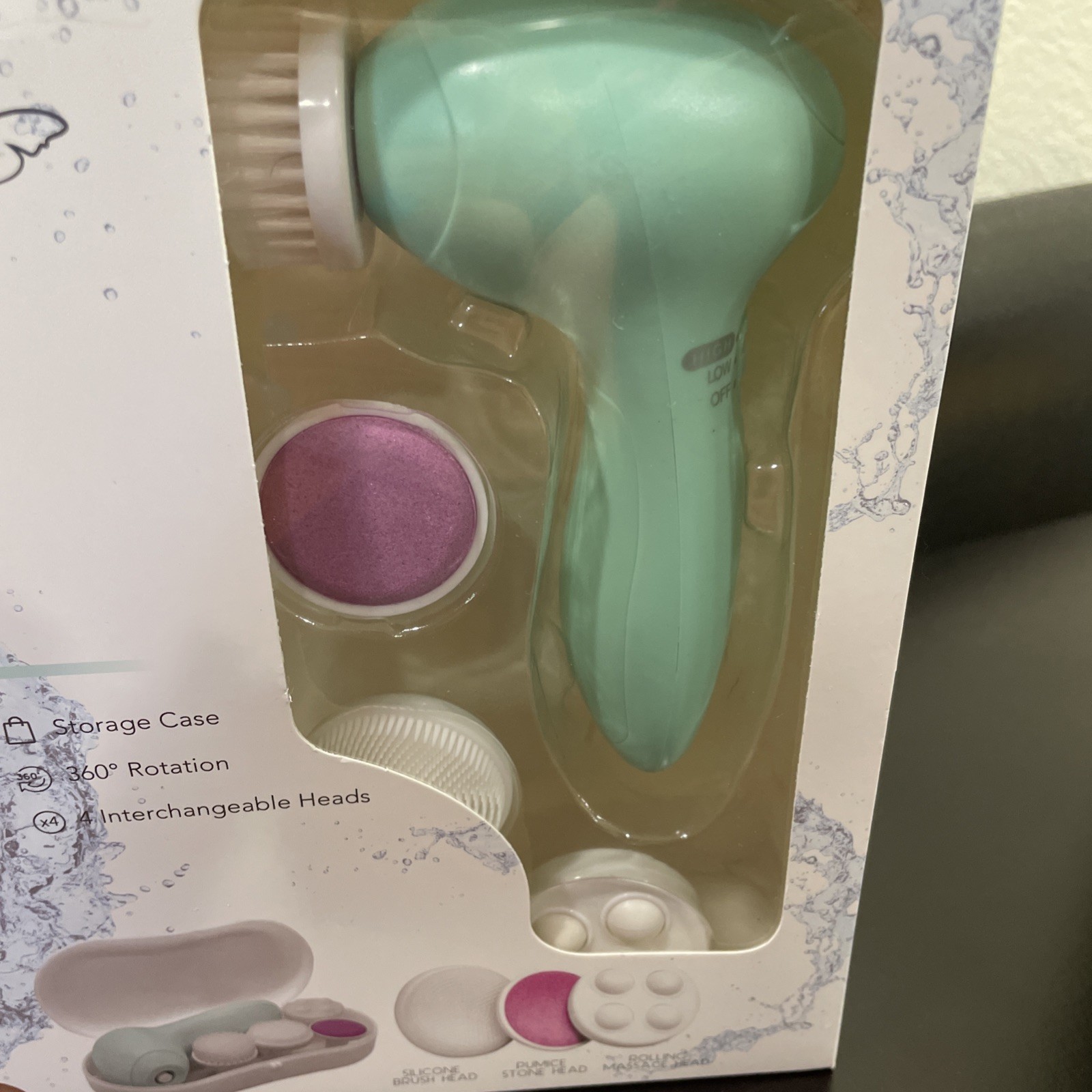 Urban Butterfly Pro Beauty 4 In 1 Electric Spa Brush 4 Pieces USA Seller
