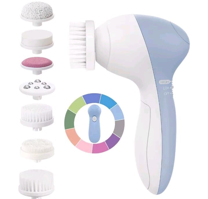 New COSLUS 7 IN 1 Electric Face Cleansing Brush