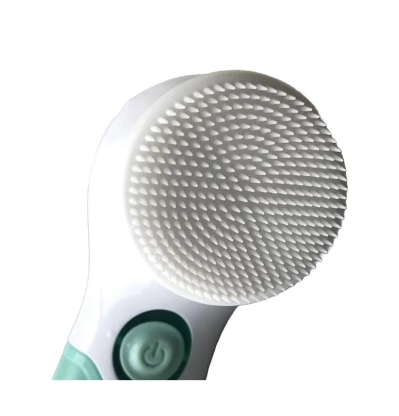 Dermilogic Silicone Facial Brush Head Replacement, Single Replacement White