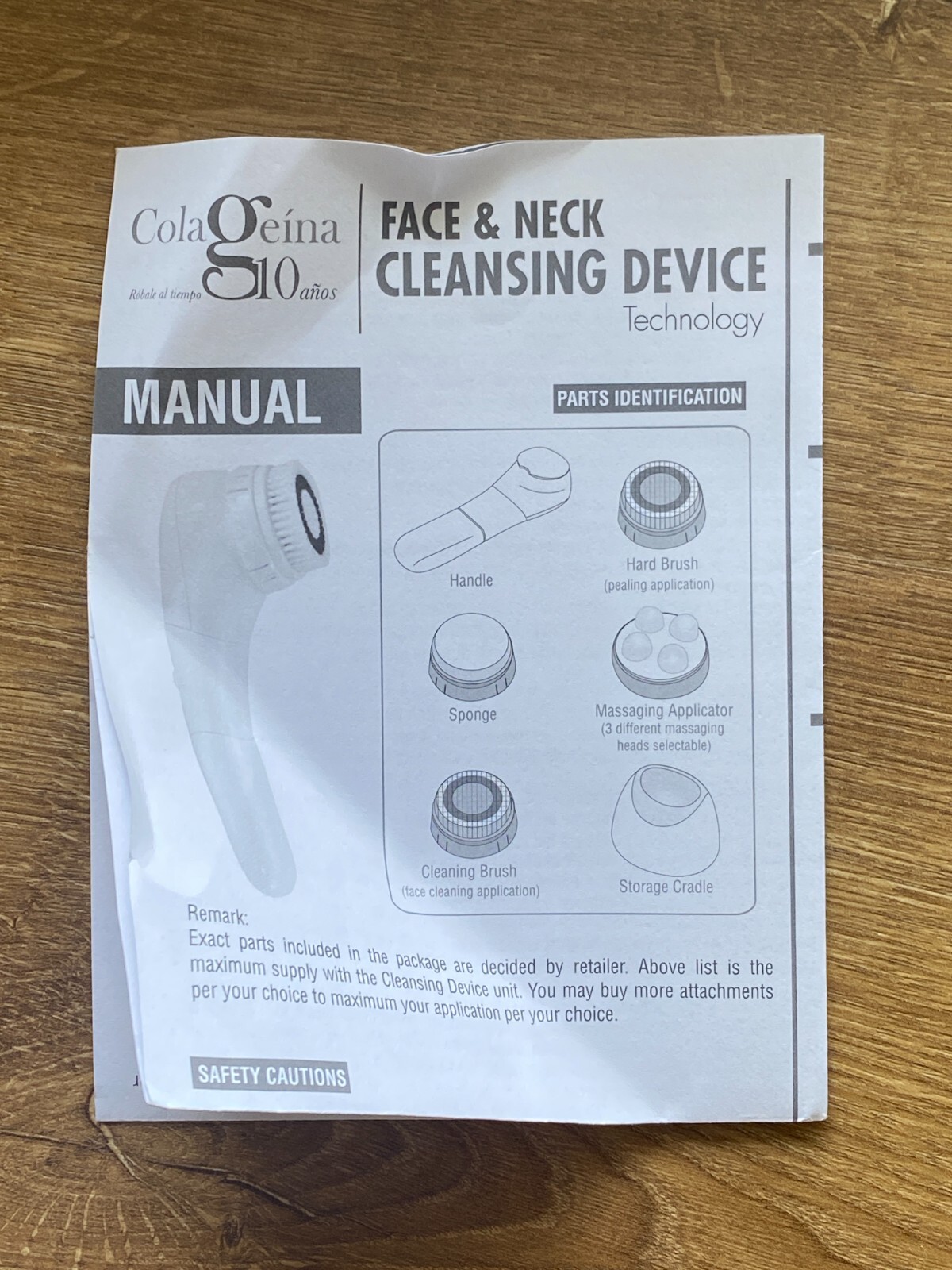 Colageina 10 Super Cleanse Face & Neck Cleansing Device BRAND NEW Open Box