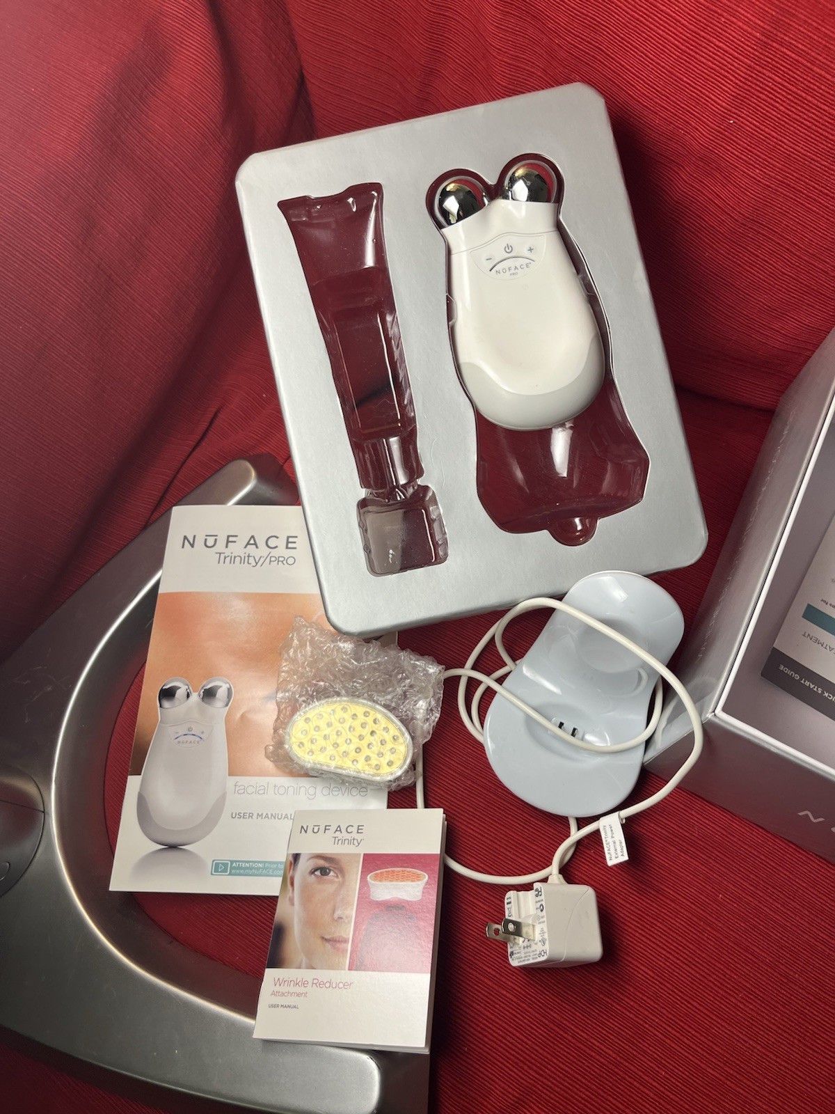 NuFace ELE Trinity Facial Trainer with Wrinkle Reducer Attachment