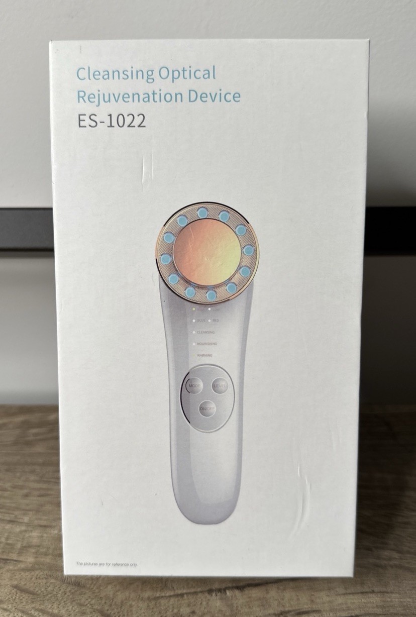 Cleansing Optical Rejuvenation Device ES-1022 Facial Massager Tested