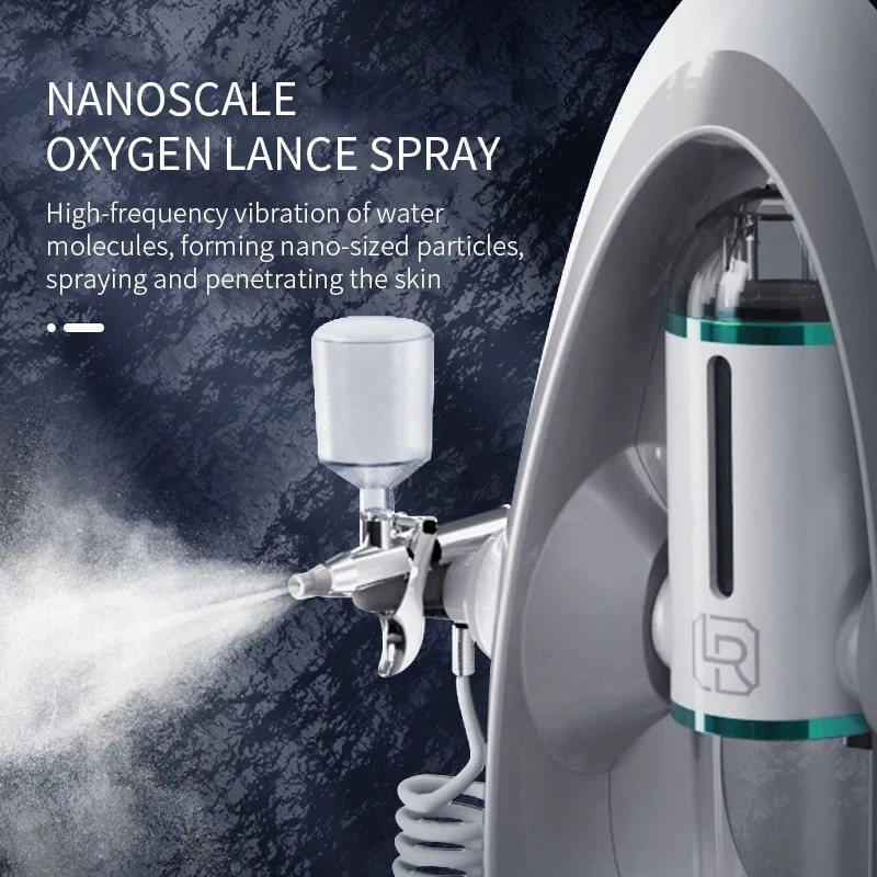 3-in-1 Hydra Dermabrasion Oxygen Jet Facial Machine for Deep Cleansing & Spa