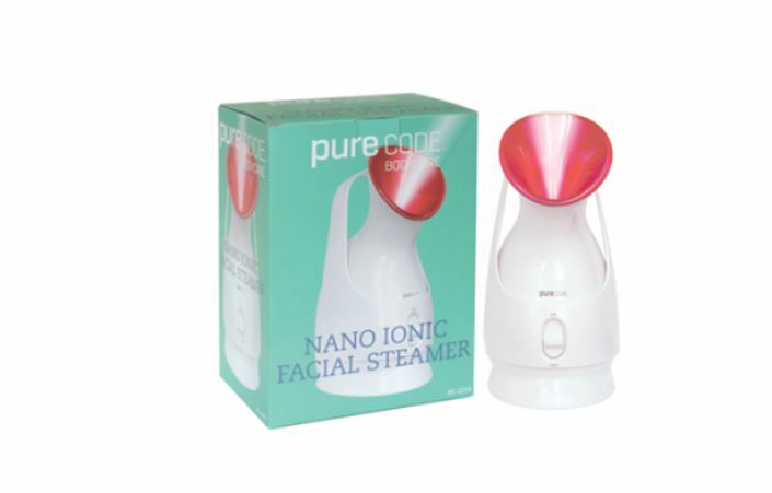 NEW PURECODE BODYCARE NANO IONIC FACIAL STEAMER PC-1214
