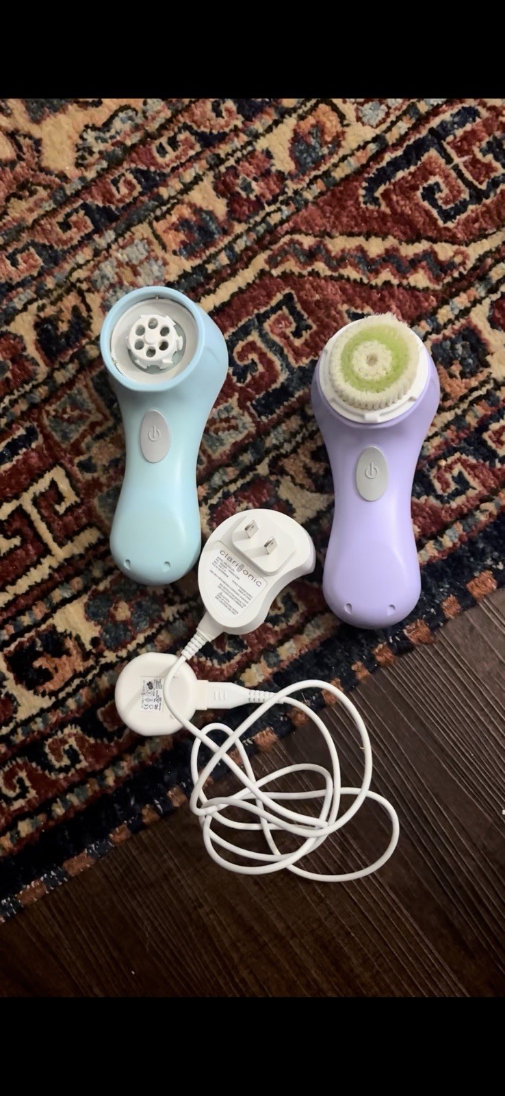 Clarisonic Mia Lot of 2 – One w/ Brush, One w/o – Shared Charger