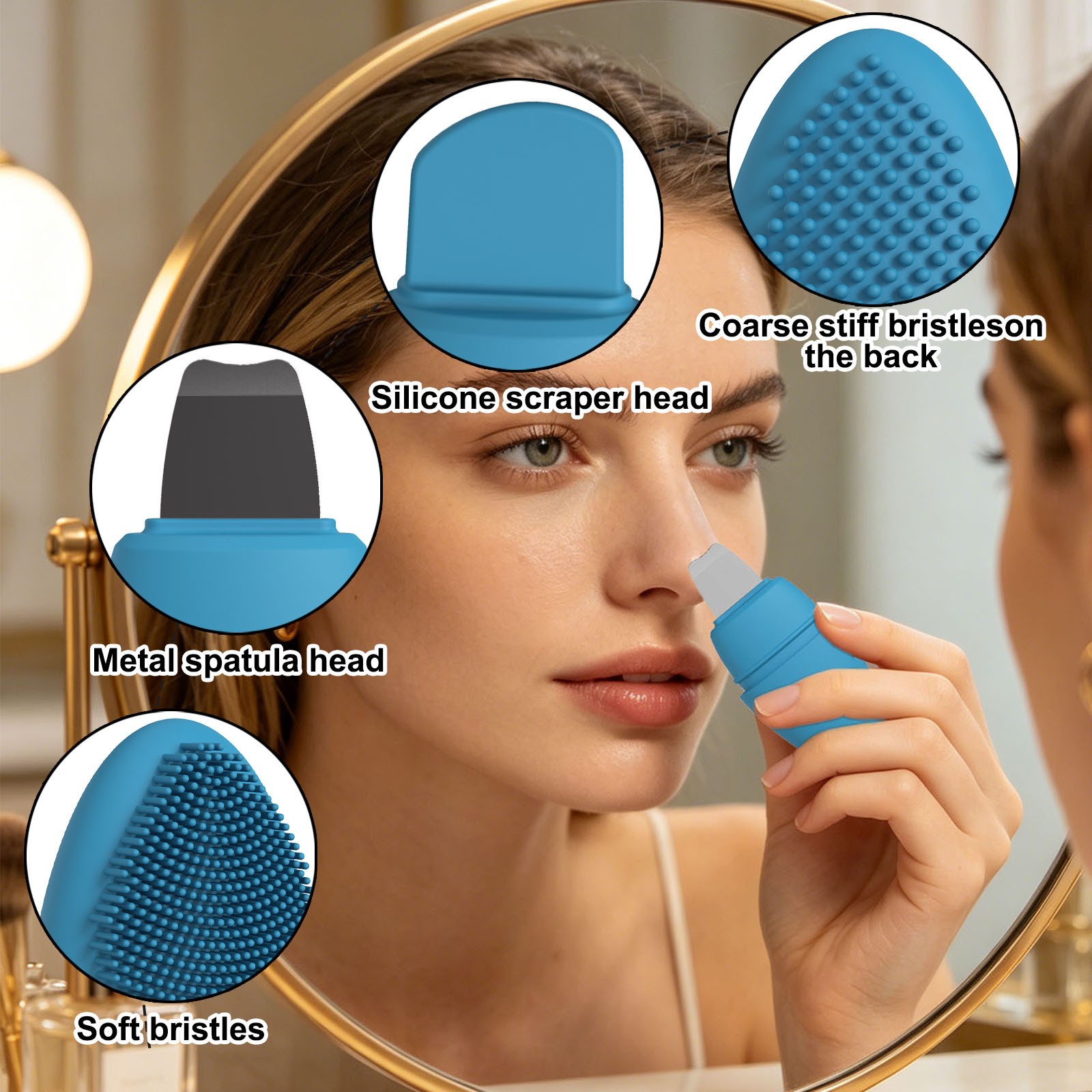 Blackhead Remover Facial Pore Spatula For Cleansing And Exfoliation