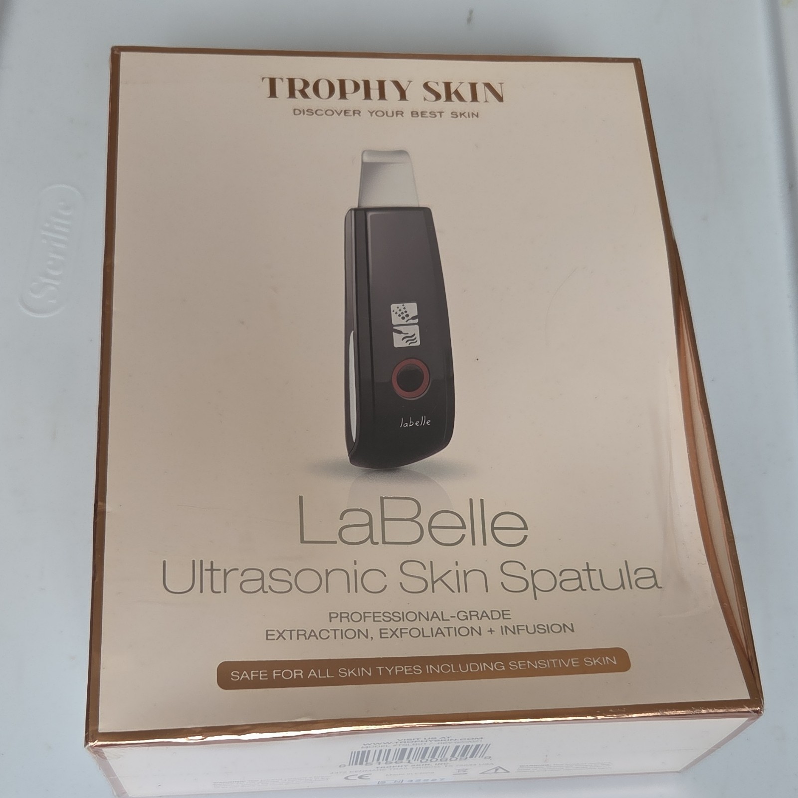 Trophy Skin LaBelle Ultrasonic Skin Spatula, Exfoliation, Extraction