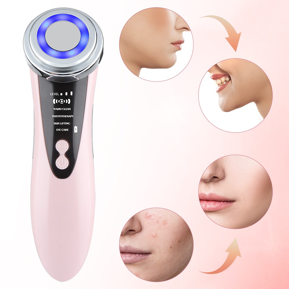 5In1 Electric Face Massager Anti-Aging Skin Tightening Facial Lifting Skin Care