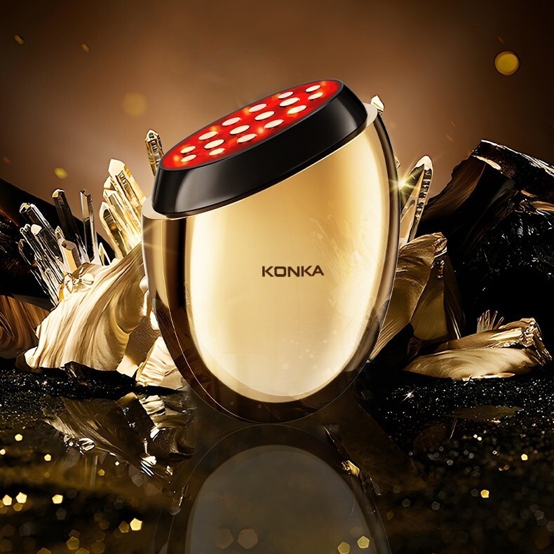 KONKA Electric Facial Massager EMS Red Light Introducer Face Skin Cleansing Care