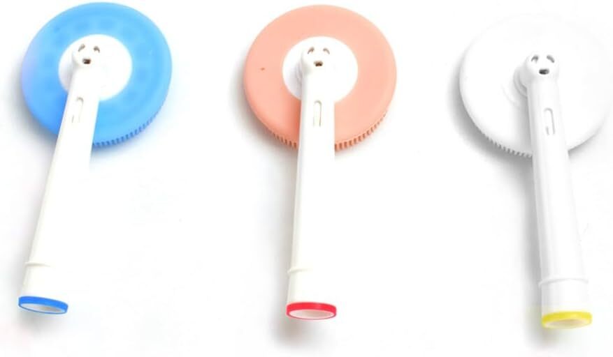 Facial Cleansing Brush Head Compatible for Braun Oral B Electric Toothbrush Base