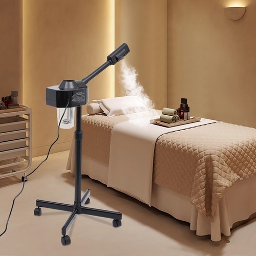 Facial Steamer Adjustable Professional Face Steamer Single Tube w/Wheels 110V