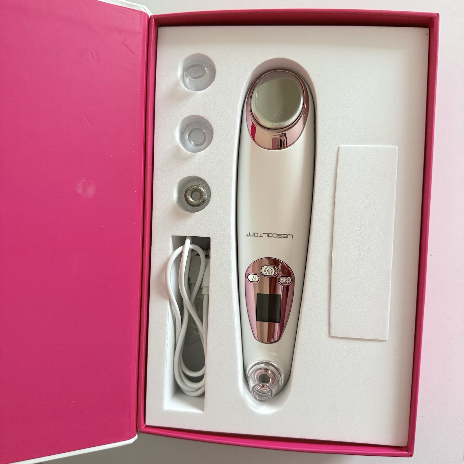 LESCOLTON Multifunctional Electric Blackhead Remover Hot Cold Facial PoreVacuum