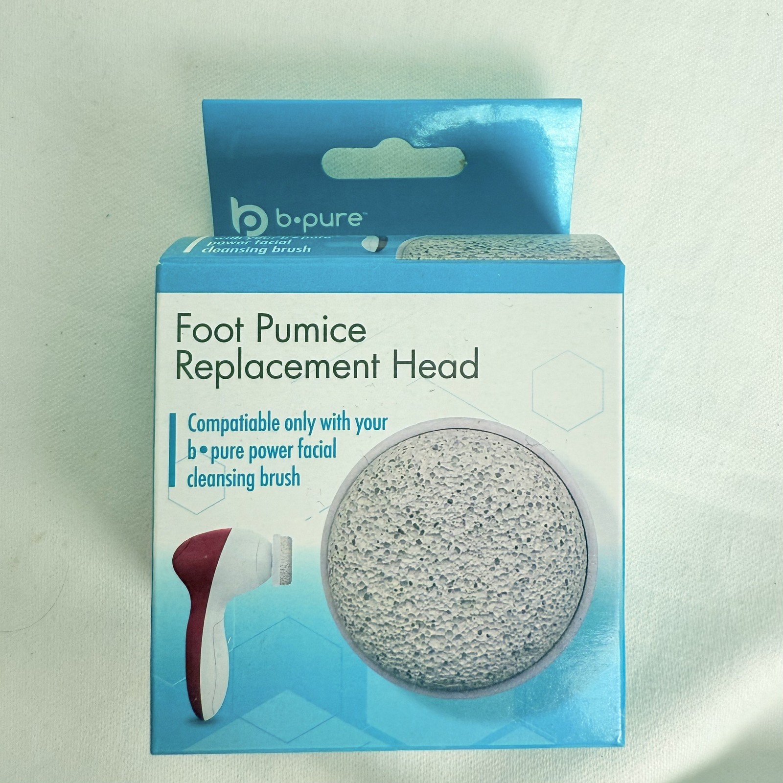 Bpure Power Facial Cleansing Brush Electric Replacement Heads Set New