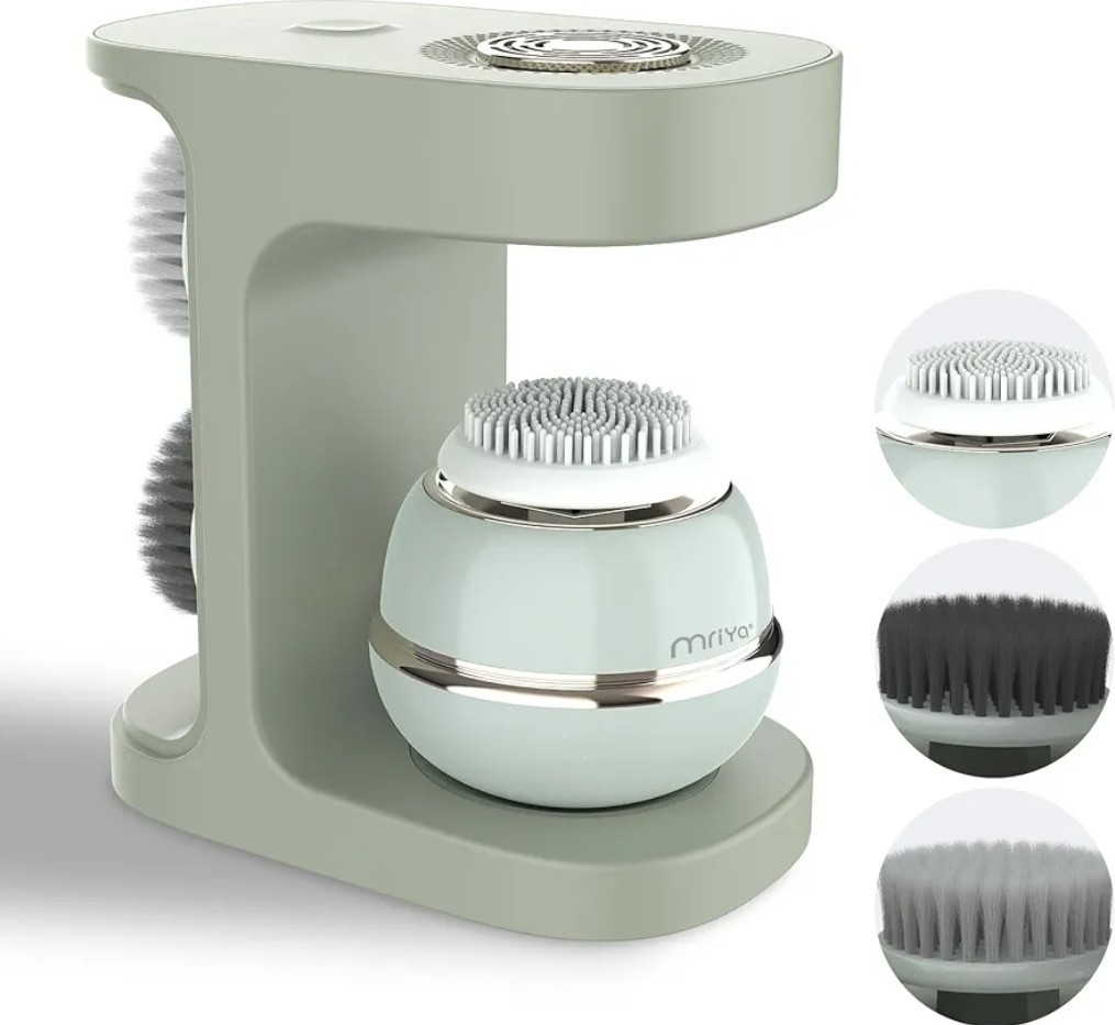 UV-C Sonic Facial Cleansing Brush Kit Wireless Charging Face Cleanser