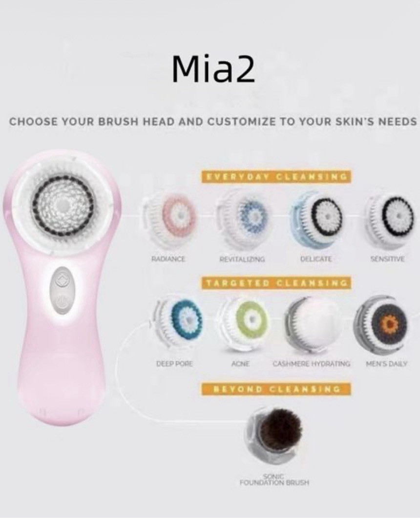 New with Box Clarisonic Mia 2 Electric Facial Cleansing Brush Pink Rechargeable