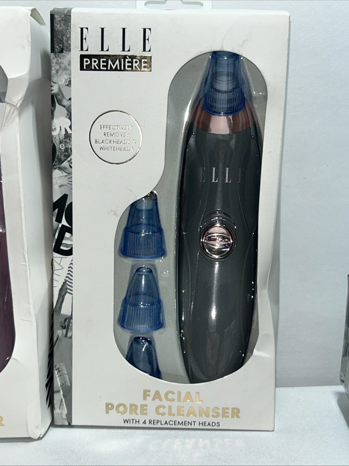 4 New Elle Premiere Facial Pore Cleanser To Remove Blackheads + Whiteheads Sligh