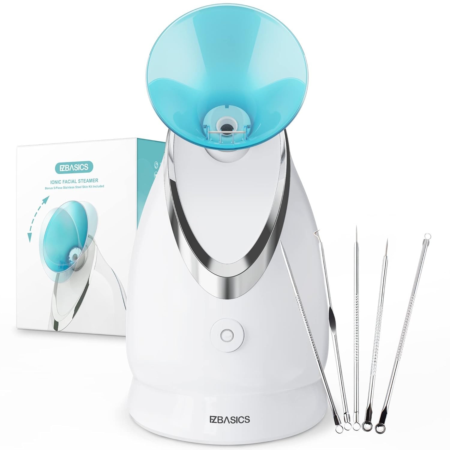 Facial Steamer Ionic Face Steamer for Home Facial, Warm Mist Humidifier Atomizer