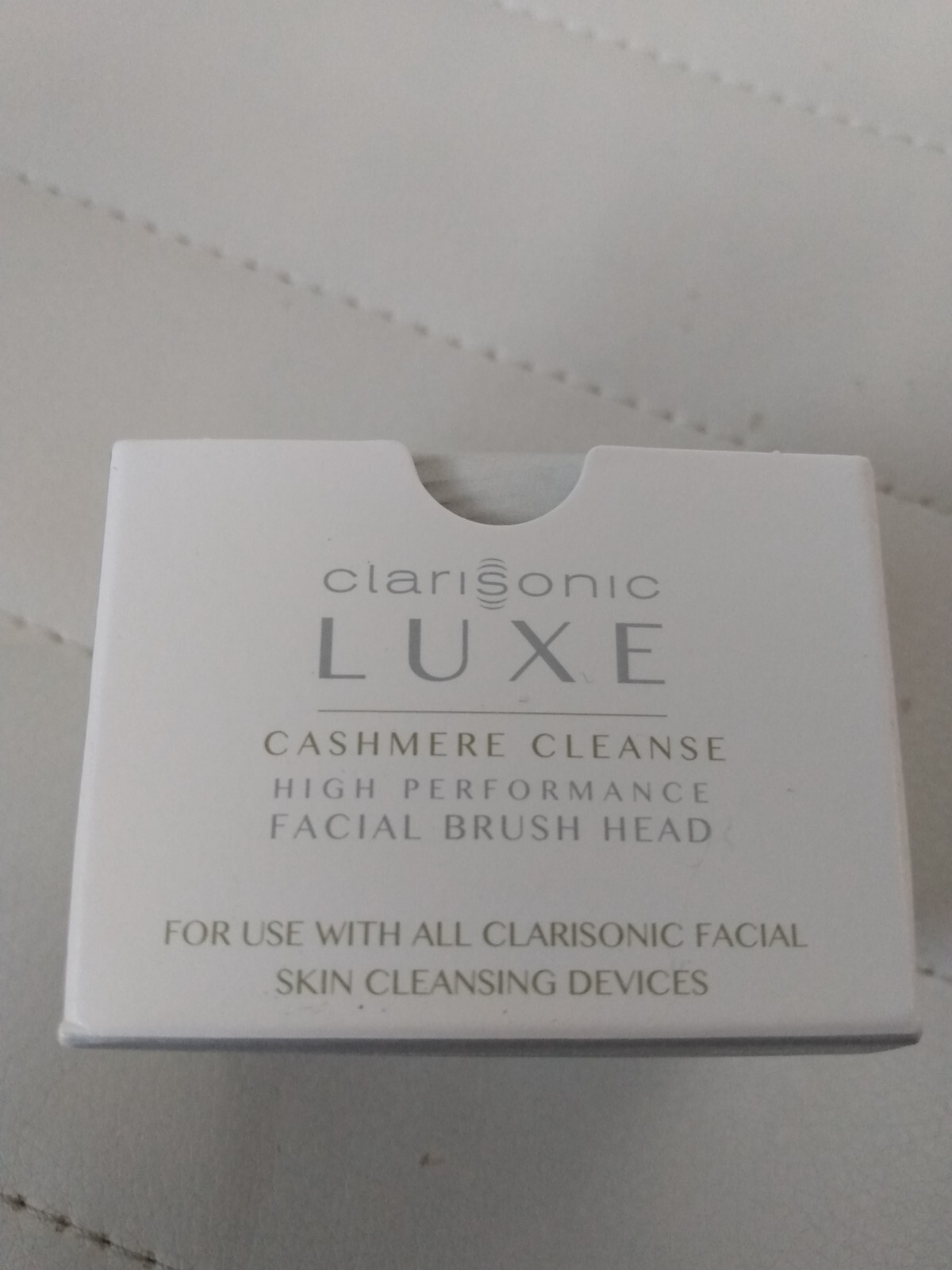AUTHENTIC, NEW Clarisonic Luxe Cashmere Cleanse High Performance Brush Head