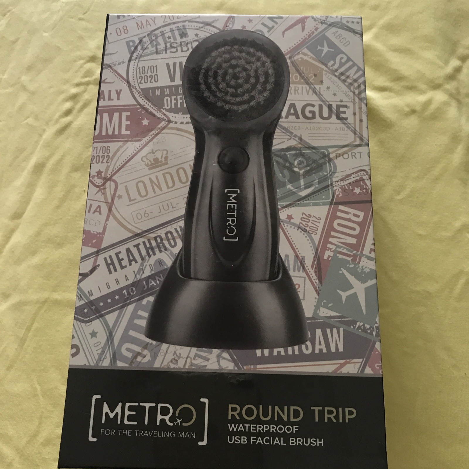 Metro Man – Travel Perfect USB Facial Brush Brand New ~ Unopened