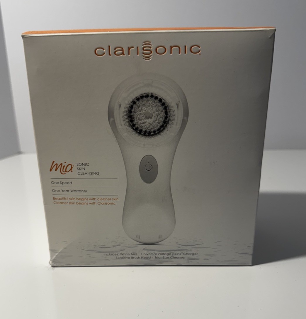 NEW Clarisonic Mia One speed Electric Facial Brush sonic skin cleaning system