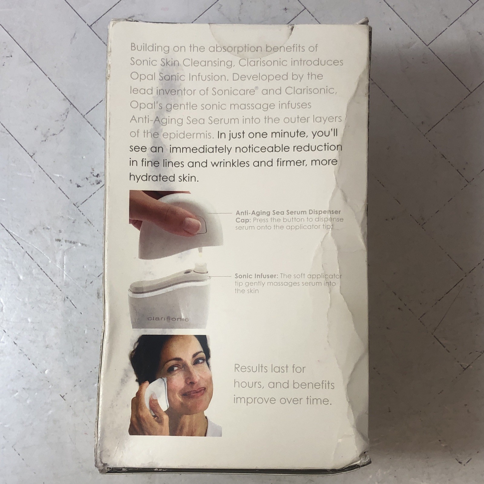 CLARISONIC Opal Sonic Infusion System w Anti-Aging Sea Serum