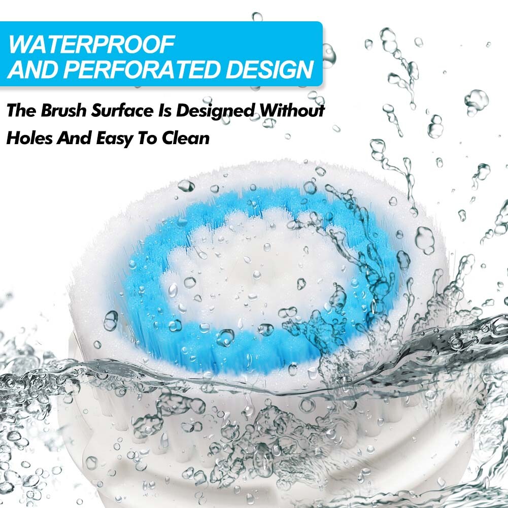 4-Pack Deep Pore Facial Cleansing Brush Heads Compatible Clarisonic Mia 2Pro