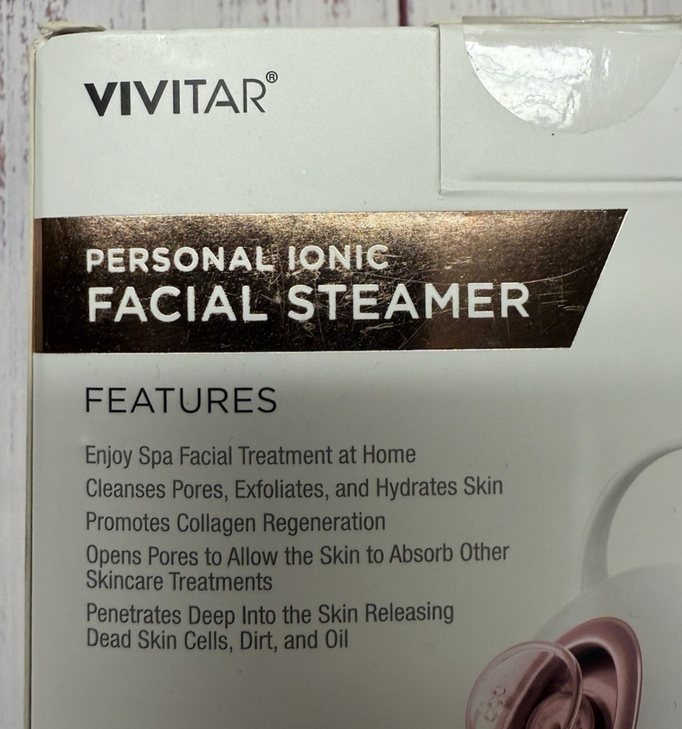 Vivitar Personal Ionic Facial Steamer Simply Beautiful New In Box
