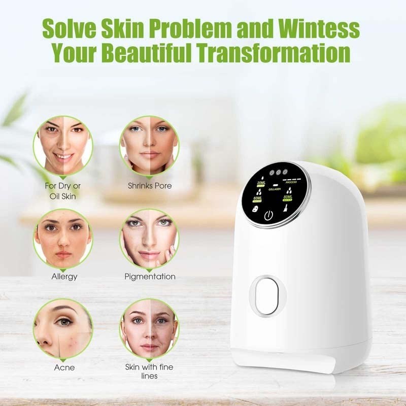 Facial Mask Making Machine Set Silent Beauty Facial Spa Touchscreen Version Home