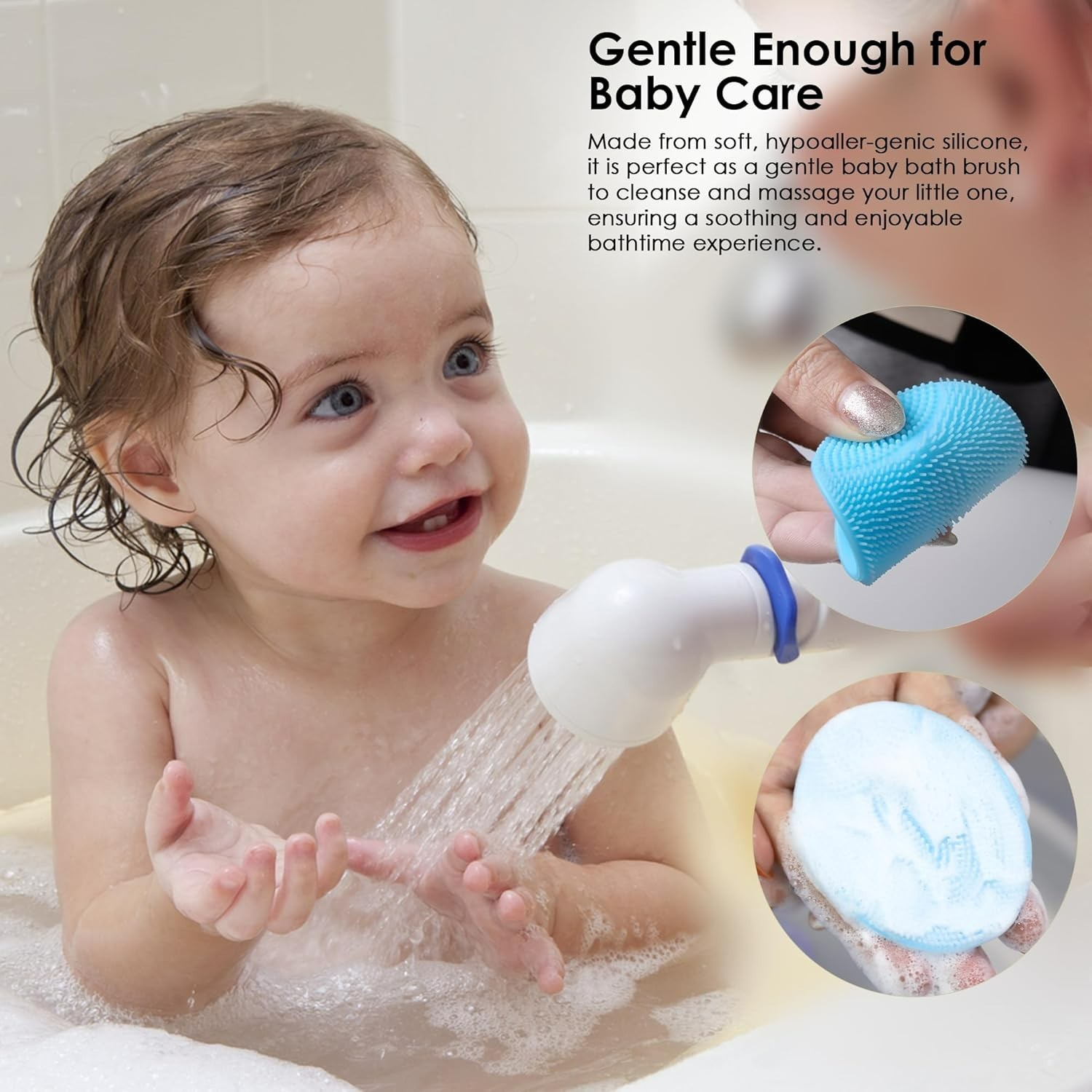 4 Pack Silicone Face Scrubber for Deep Cleansing and Exfoliation – Soft Facia…
