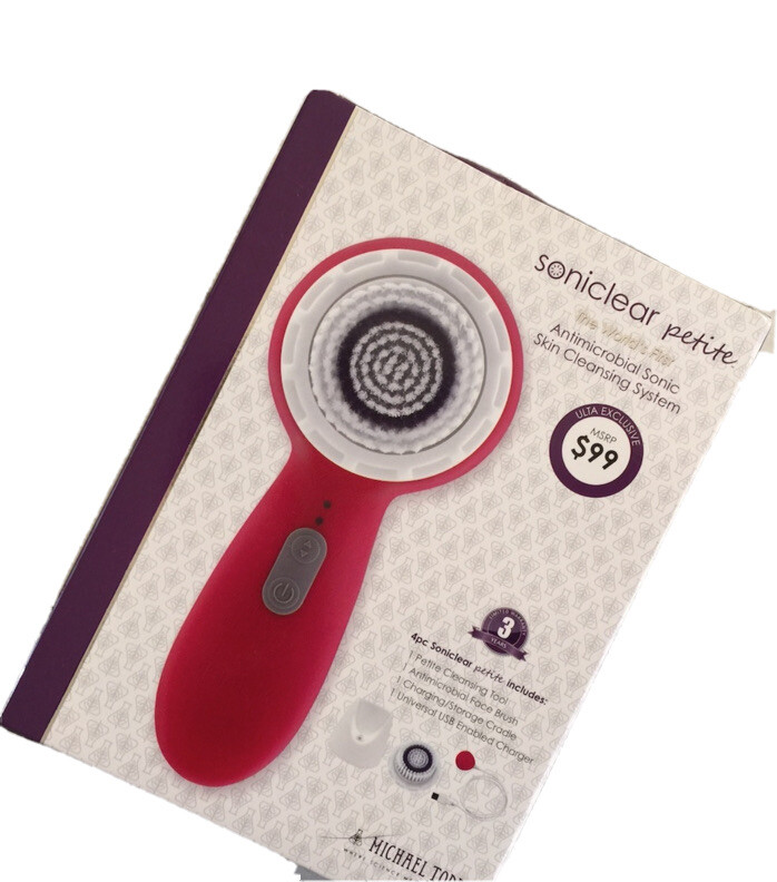 Michael Todd Soniclear Petite Antimicrobial Sonic Cleansing/Facial Brush RED