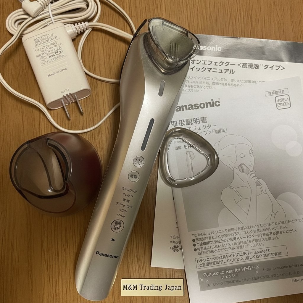 Panasonic EH-ST98 Ion Effector Facial Beauty Skin Care Device Gold Japan Tested