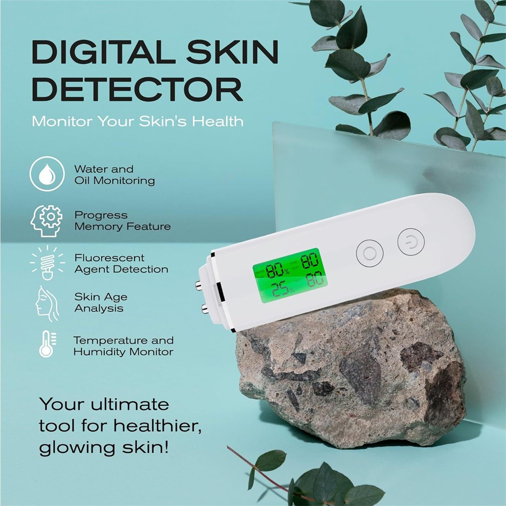 Digital Skin Hydration Monitor Corneometer Portable Temp Humidity Meter Tool