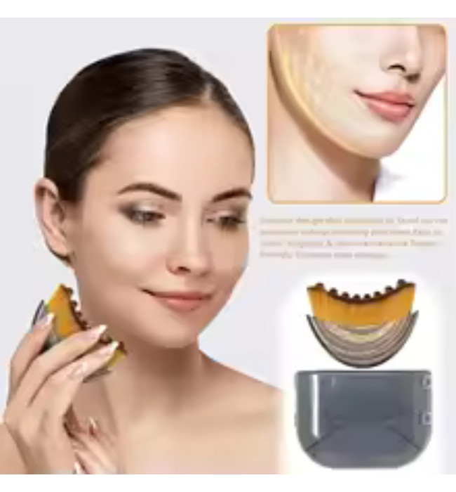 Lymphatic Contour Face Brush,Gua Sha Brush for Facial Contouring and Lymphatic
