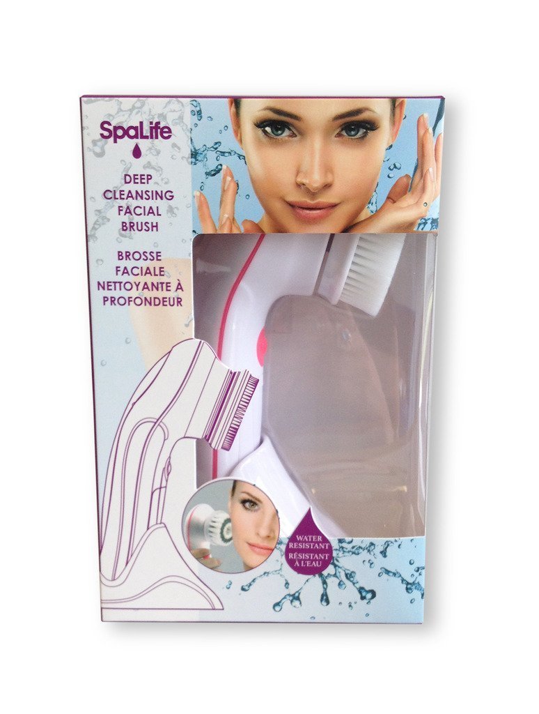 SpaLife Waterproof Face Therapy – Deep Cleansing Facial Brush NIB