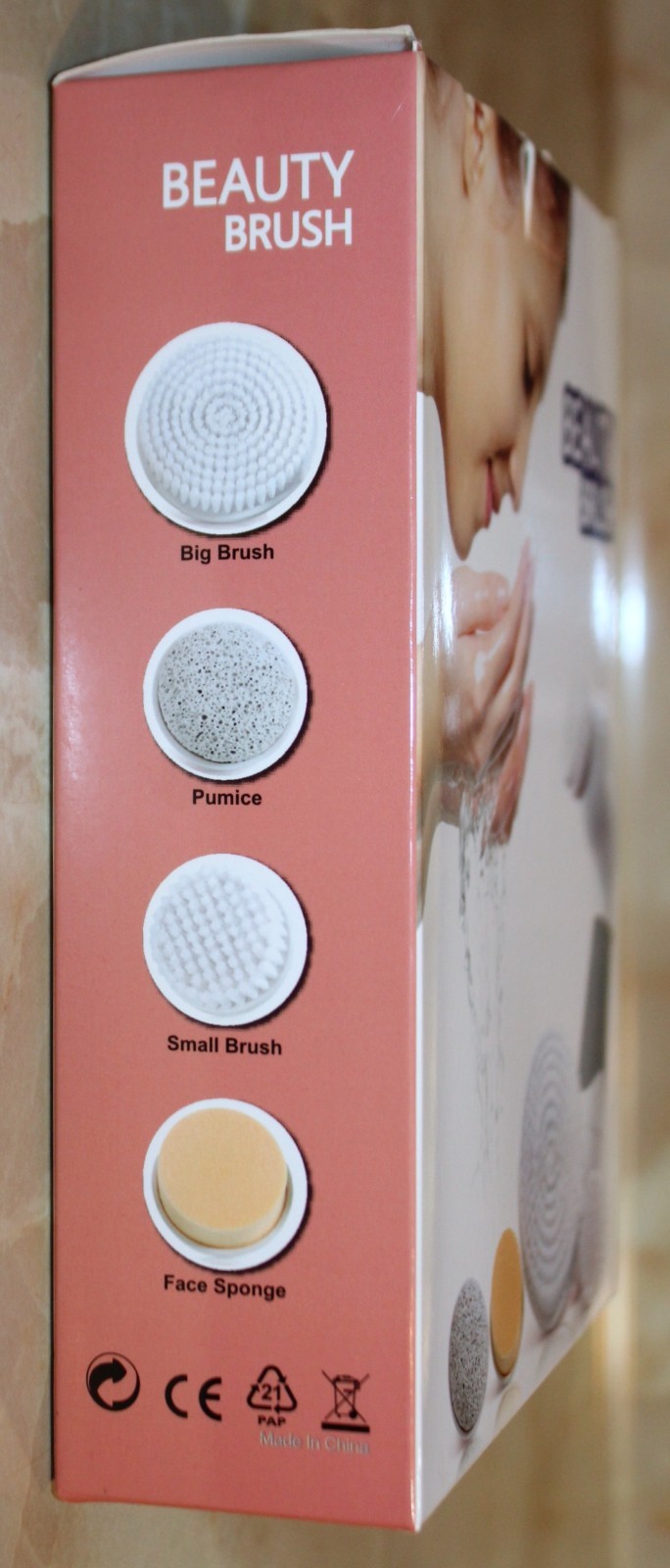 The Age Fix Beauty Brush Face & Body System w/ 4 Applicators, Cordless, Open Box