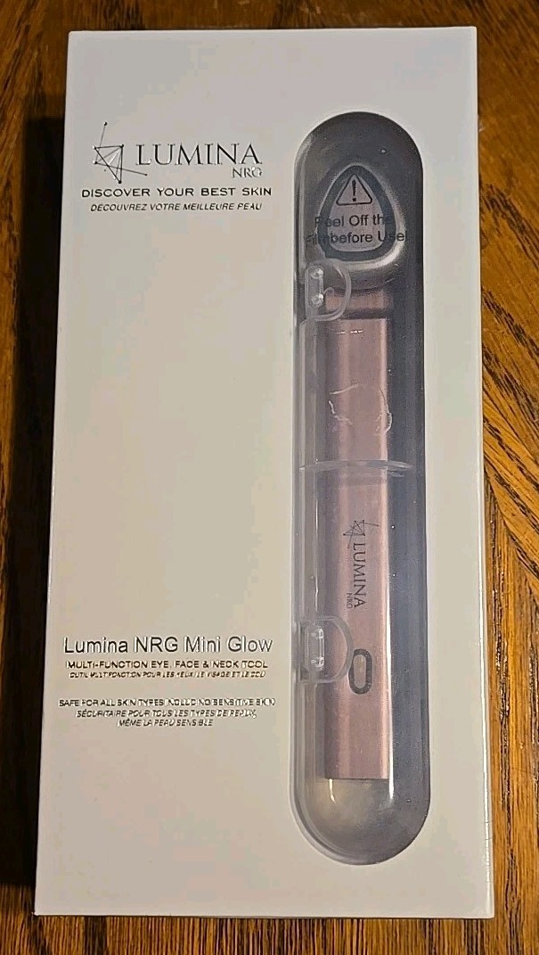 Lumina NRG Mini Glow 6572 Multi-Function Eye, Face & Neck Tool Factory Sealed