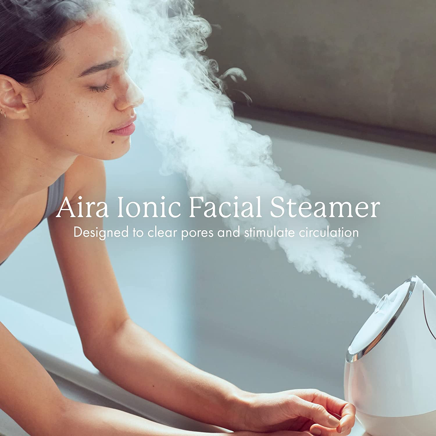 Aira Ionic Facial Steamer Pore Cleaner That Detoxifies Cleanses and Moisturizes
