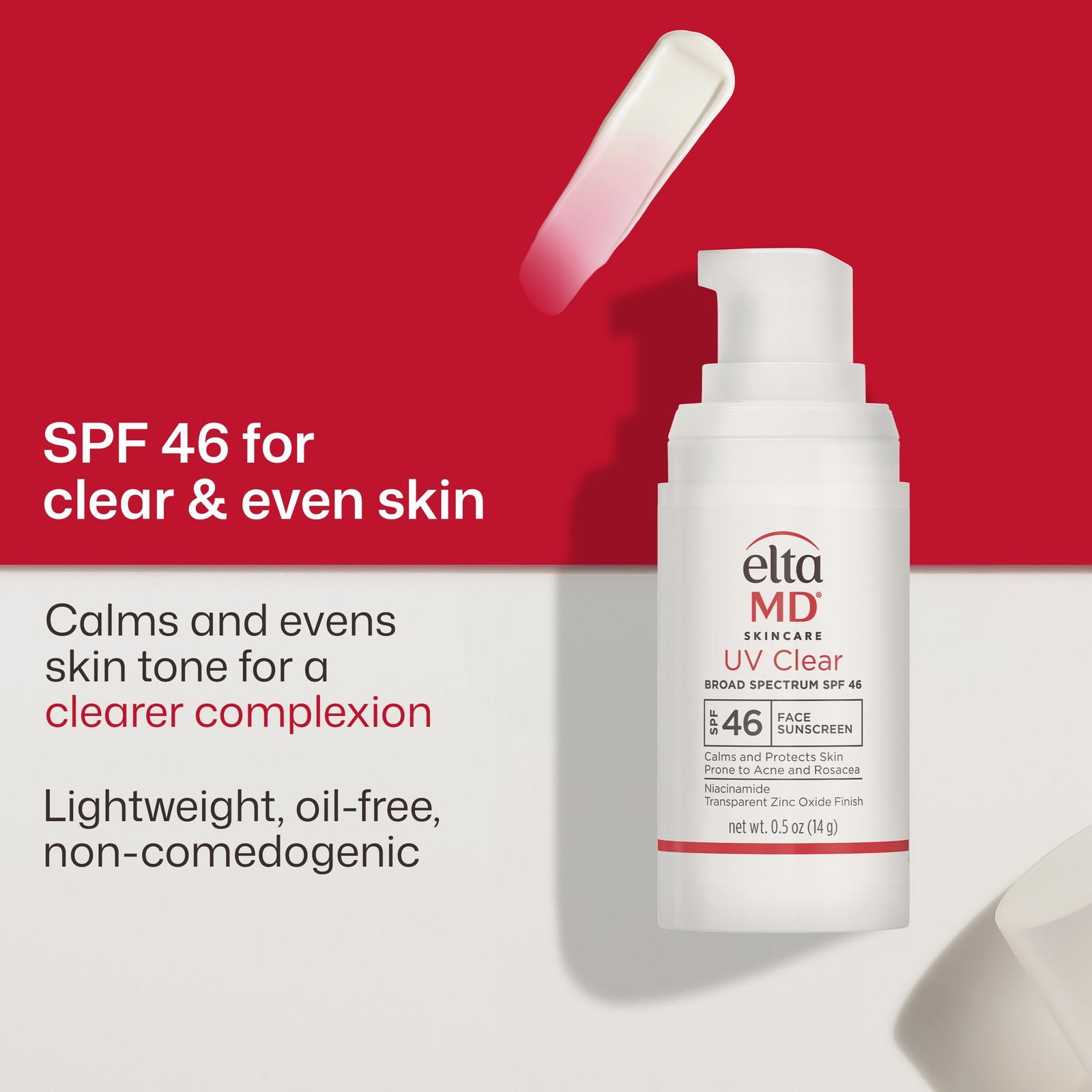 EltaMD UV Clear Face Sunscreen 0.5 Fl Oz (Pack of 1), 08 – Untinted (0.5 oz)